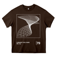Chocolate Brown Cabaret Voltaire Minimal Style Graphic Artwork Design gift Heavy Core Tee - FloraArt