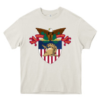 Cream United States, Military Academy Heavy Core Tee - FloraArt