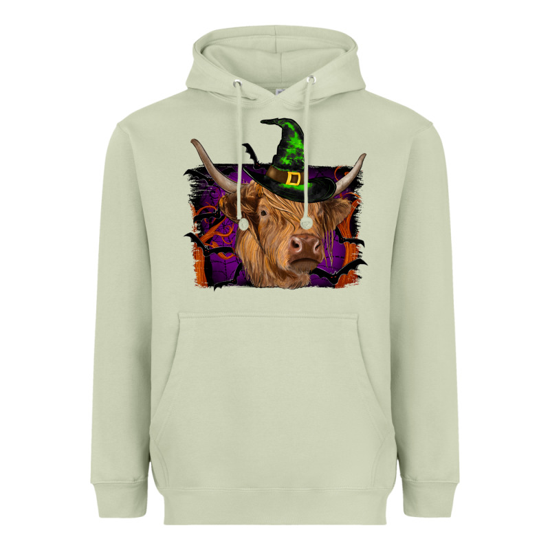 Highland Cow Halloween Heavyweight Hoodie by RanaPortraitStore | Teevron