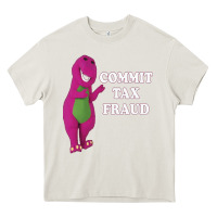 Cream commit tax fraud essential Heavy Core Tee - FloraArt