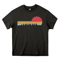 Asphalt Rowing . Retro Style  For Rower Heavy Core Tee - FloraArt
