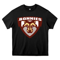 Black st. bonaventure bonnies Heavy Core Tee - FloraArt