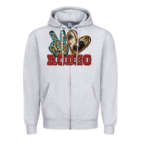 Peace Love Rodeo Zipper Hoodie | Teevron