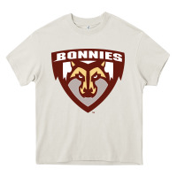 Cream st. bonaventure bonnies Heavy Core Tee - FloraArt