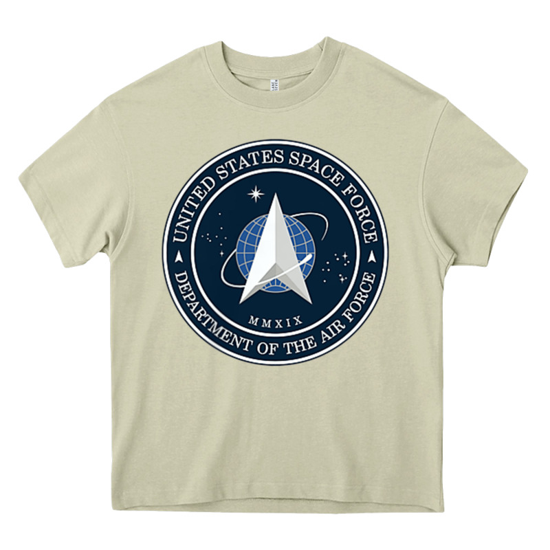 Official United States Space Force Ussf Military Patch Heavy Core Tee by FloraArt | Teevron