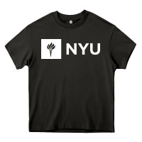 Asphalt nyu new york university Heavy Core Tee - FloraArt