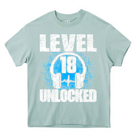 Arona Level 18 Unlocked Birthday 18 Years Gamer Premium T Shirt Heavy Core Tee - FloraArt