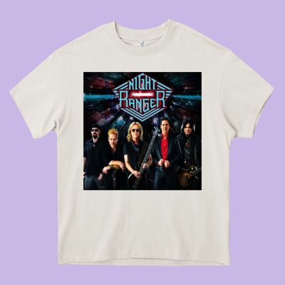 Night Ranger 3 Copy Heavy Core Tee Designed By Floraart