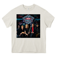 Cream night ranger 3 copy Heavy Core Tee - FloraArt