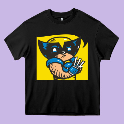 Snikt I, Wolverine Heavy Core Tee Designed By Floraart