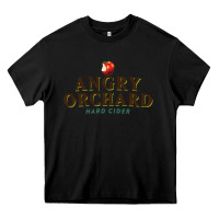 Black Official Merchandise of Angry Orchard Hard Cider .png Heavy Core Tee - FloraArt