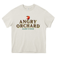 Cream Official Merchandise of Angry Orchard Hard Cider .png Heavy Core Tee - FloraArt