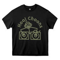Black Hooj Choons (Olive Green) Heavy Core Tee - FloraArt