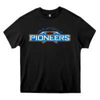 Black wisconsin platteville pioneers Heavy Core Tee - FloraArt
