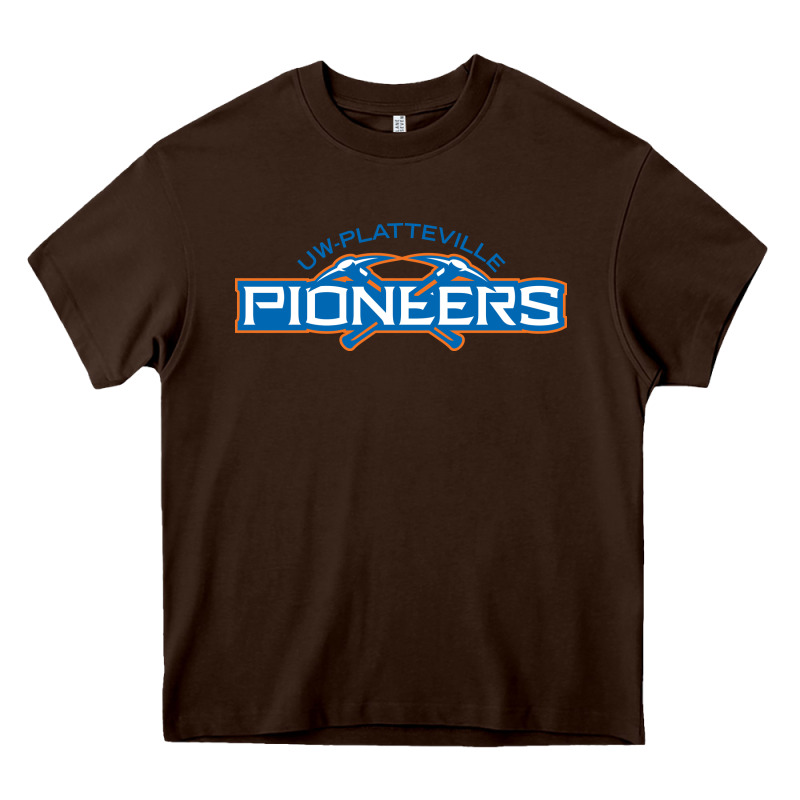 Wisconsin Platteville Pioneers Heavy Core Tee by FloraArt | Teevron