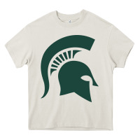 Cream the michigan state spartans Heavy Core Tee - FloraArt