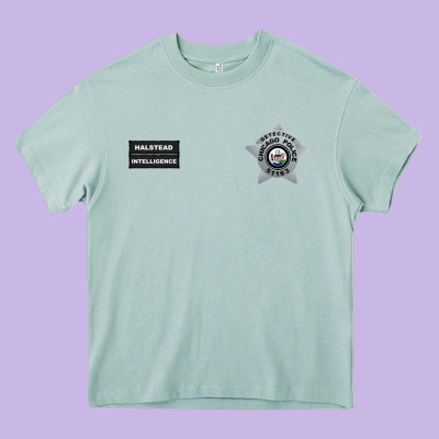 Chicago P.d - Detective Jay Halstead - Intelligence Badge Vest Heavy Core Tee Designed By Floraart