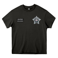 Asphalt CHICAGO P.D - DETECTIVE JAY HALSTEAD - INTELLIGENCE BADGE VEST Heavy Core Tee - FloraArt