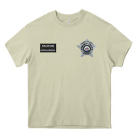 Mossy CHICAGO P.D - DETECTIVE JAY HALSTEAD - INTELLIGENCE BADGE VEST Heavy Core Tee - FloraArt