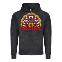 Vintage Black america sunflower rainbow Vintage Hoodie - Artiststas