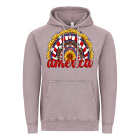 Vintage Zinc america sunflower rainbow Vintage Hoodie - Artiststas