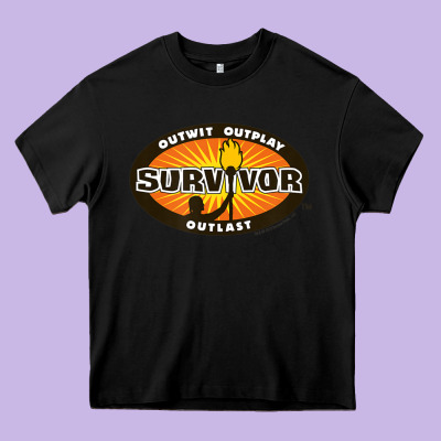 Survivor Outwit, Outplay, Outlast Heavy Core Tee Designed By Floraart