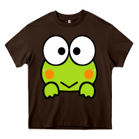 Chocolate Brown keroppi Heavy Core Tee - FloraArt