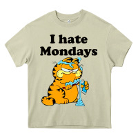 Mossy i hate monday Heavy Core Tee - FloraArt