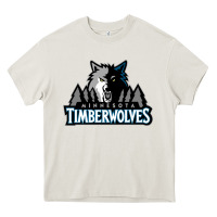 Cream timberwolves Heavy Core Tee - FloraArt