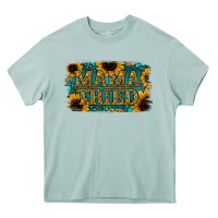 Arona Sunflower Serappe Turquoise Gemstone Mama Tried Heavy Core Tee - Jasminsmagicworld