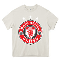 Cream United manchester Heavy Core Tee - FloraArt