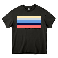 Asphalt biarritz france 1990 Heavy Core Tee - FloraArt