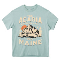 Arona acadia national park maine nature hike outdoors vintage t shirt Heavy Core Tee - ArtMosaic