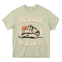 Mossy acadia national park maine nature hike outdoors vintage t shirt Heavy Core Tee - ArtMosaic
