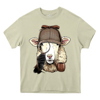 Mossy Detective Sheep Lamb Spy Investigator Farmer Sheep Lover 53 Heavy Core Tee - ArtMosaic