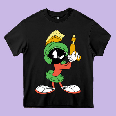 Marvin The Martian Looney Heavy Core Tee Designed By Artmosaic