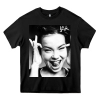 Black my name is bjork [tw] Heavy Core Tee - ArtMosaic