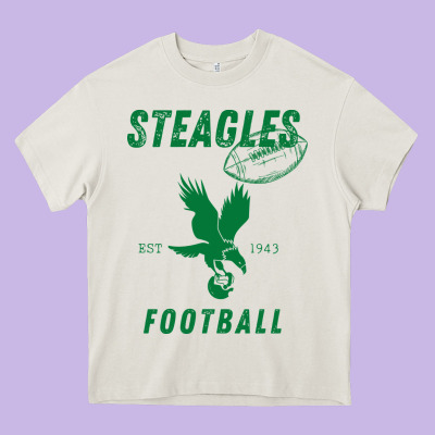 Steagles Football Est 1943 Phil Phit Combine Team Pullover Hoodie Heavy Core Tee Designed By Artmosaic