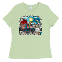 Matcha Happy Easter Ladies Tee - CowhideDigitalArt
