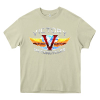 Mossy Victory Motorcycles Heavy Core Tee - ArtMosaic