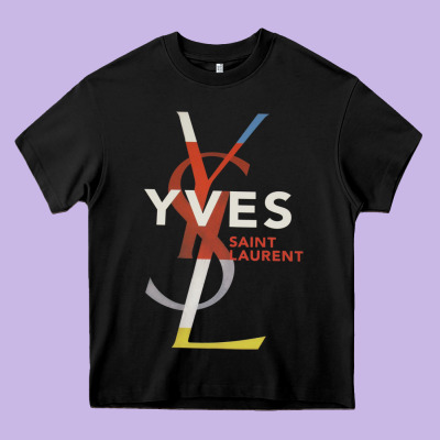Yvessaintlaurent Heavy Core Tee Designed By Artmosaic