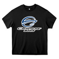 Black Crownline Boats Heavy Core Tee - ArtMosaic