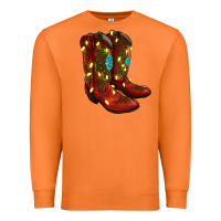 Carrot cowboy boots christmas Premium Sweatshirt - RanaPortraitStore