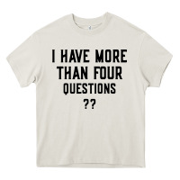 Cream i have more than four questions Heavy Core Tee - ArtMosaic