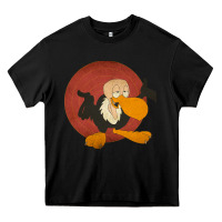 Black beaky buzzard 1 Heavy Core Tee - ArtMosaic
