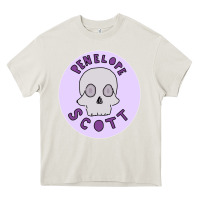 Cream Penelope Scott Skeleton Heavy Core Tee - ArtMosaic