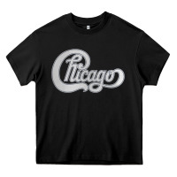 Black Chicago Transit Authority Heavy Core Tee - ArtMosaic