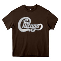 Chocolate Brown Chicago Transit Authority Heavy Core Tee - ArtMosaic