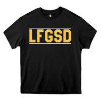 Black Exclusive Brown LFGSD Official Fun Design T Shirt Heavy Core Tee - ArtMosaic