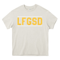 Cream Exclusive Brown LFGSD Official Fun Design T Shirt Heavy Core Tee - ArtMosaic
